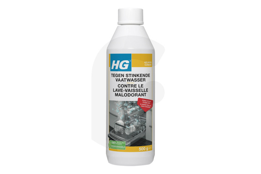 HG 636050103  HG Contra lavavajillas maloliente 500gr apto para entre otros Que representa alrededor de 12 tratamientos
