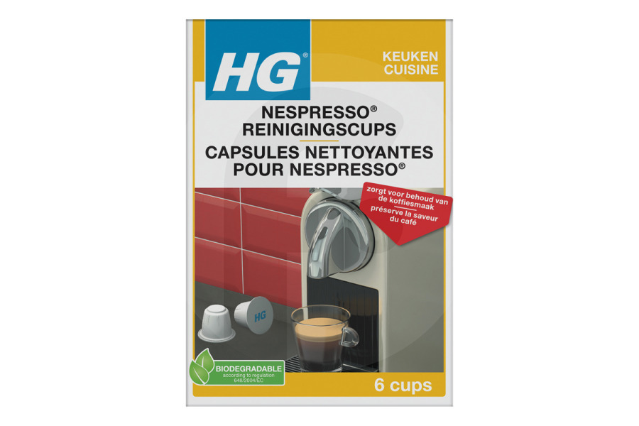 HG 678000103 Cafetera HG Vasos de limpieza HG Nespresso 678000100 apto para entre otros Máquinas de nespresso
