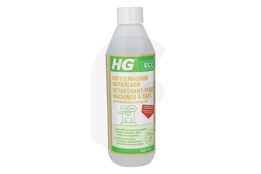 HG Cafetera Descalcificador Cafetera HG Eco 691050100 apto para entre otros Espresso, cafeteras de cápsulas