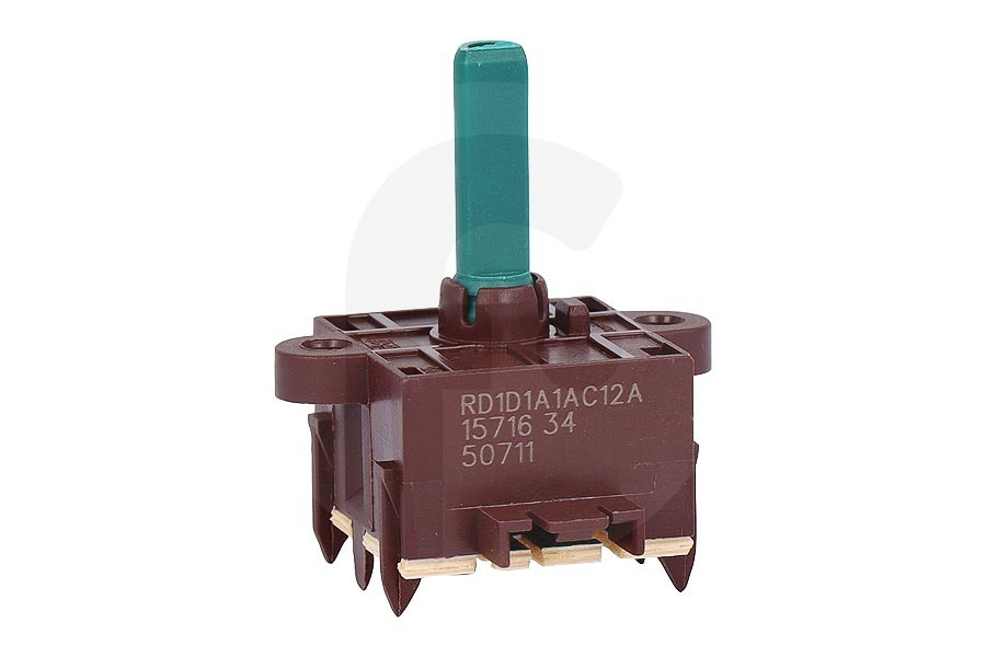 Ariston Horno Interruptor de posición (botón programas) para Indesit y otros horno 481010850711 apto para entre otros IFW3841JHIX, IFW6844JCBL, FA4841JPIXHA