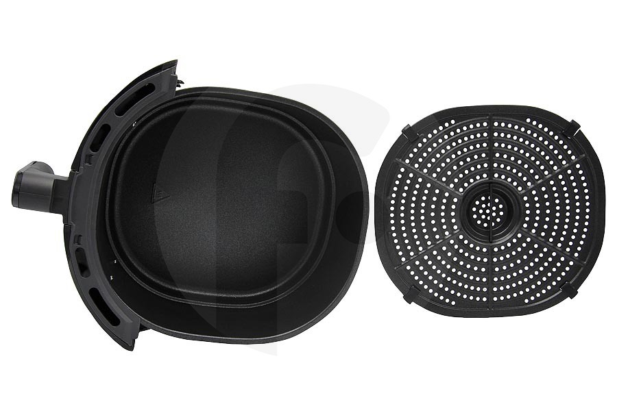 Tefal Friggitrice Vaschetta esterna incl. vaschetta interna per Tefal e altri friggitrice ad aria (friggitrice ad aria calda) S997464, SS-997464