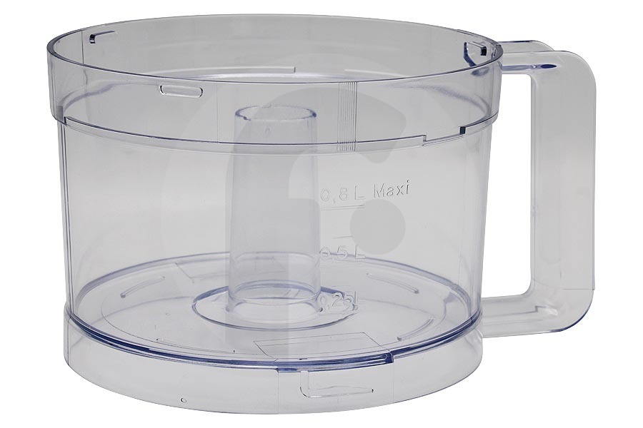 Krups Robot de cocina Recipiente excl. tapa 0,8L para Tefal y otros robot de cocina MS5817775, MS-5817775 apto para entre otros A920240, AB66241