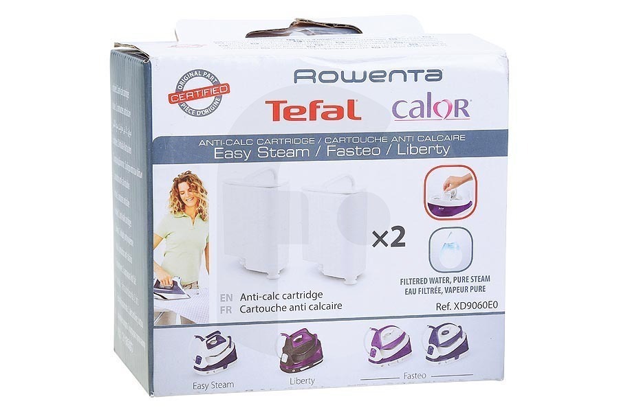 Tefal Ferro da stiro Tefal filtro anticalcare a cassetta (cartuccia anticalcare) ferro da stiro XD9060E0