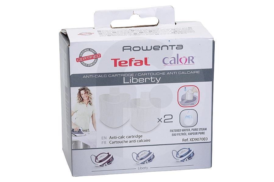Tefal Ferro da stiro Tefal filtro anticalcare a cassetta (cartuccia anticalcare) ferro da stiro XD9070E0
