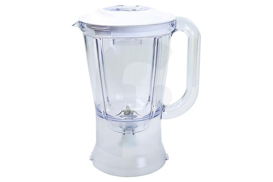 Tefal MS5A02453 Batidora de vaso Jarra batidora (jarra de mezcla, vaso de mezcla) completa para Moulinex y otros robot de cocina MS-5A02453 apto para entre otros VITACOMPACT