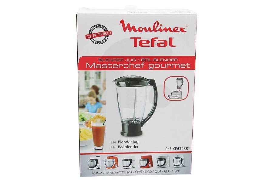 Tefal Frullatore Tefal XF634BB1 Frullatore vaso Robot da cucina