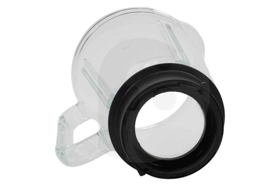 Tefal Frullatore Caraffa in vetro per frullatore (bicchiere mixer) incl. anello per Tefal e altri frullatore MS653223, MS-653223