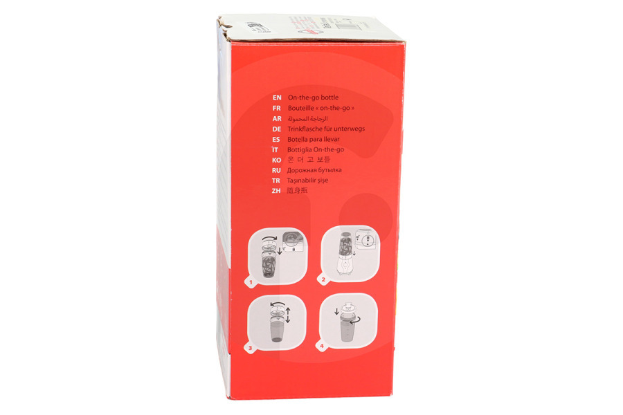 Tefal Batidora de vaso Vaso para beber Tefal XF1B1066 Licuadora