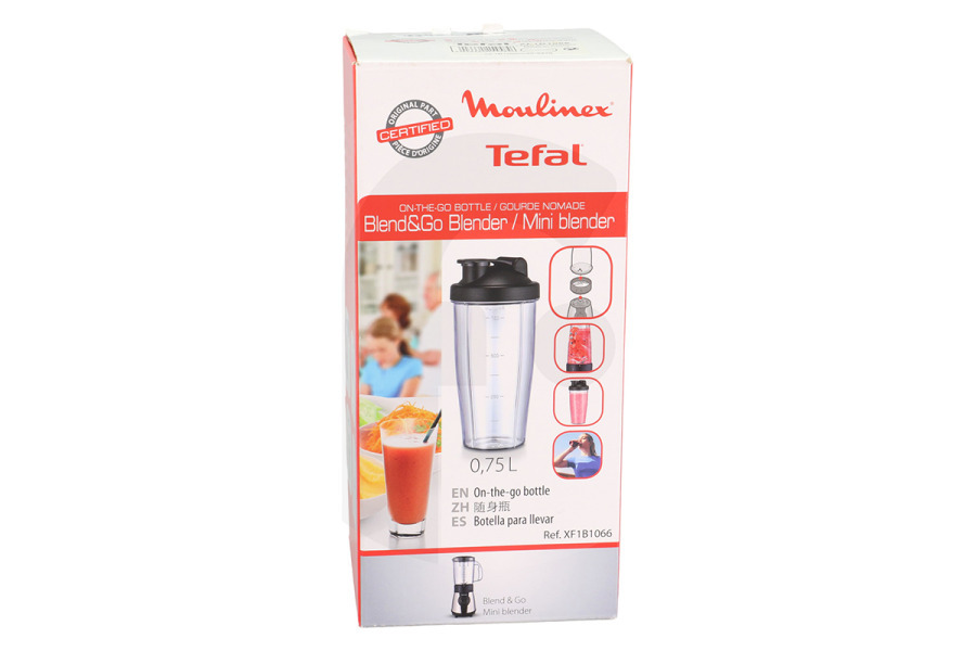 Tefal Batidora de vaso Vaso para beber Tefal XF1B1066 Licuadora