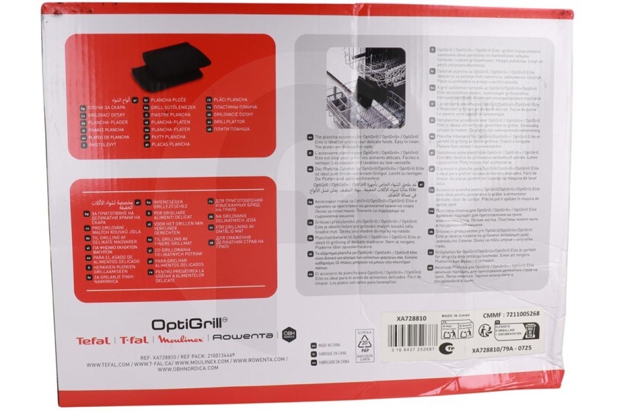 Tefal Grillgerät Tefal Plancha-Platten Grillgerät XA728810