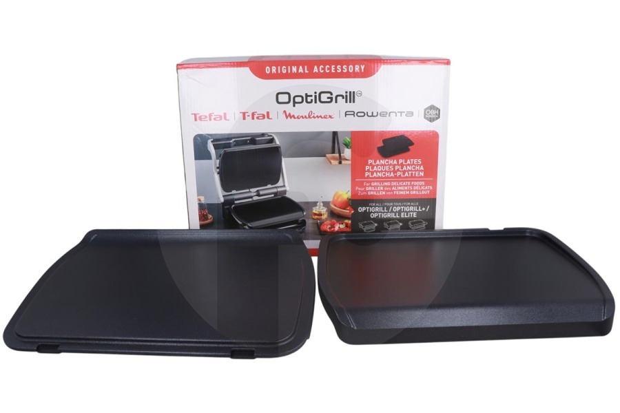 Tefal Parrilla Tefal placas plancha aparato grill XA728810 apto para entre otros OptiGrill, OptiGrill+, OptiGrill Elite