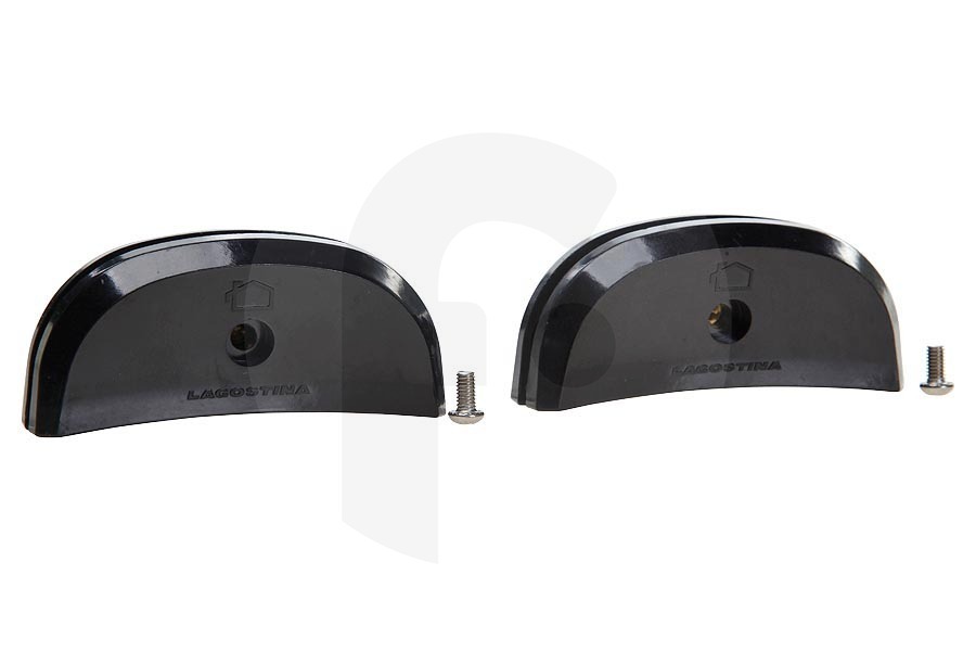Lagostina Pentola a pressione Lagostina maniglia corta set di 2 per pentola a pressione Classic No.2 090101020002, 8900986206 adatto a tra cui Serie classica