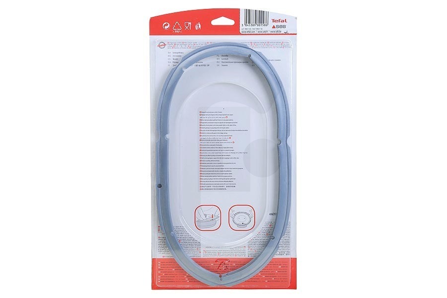 Moulinex Pentola a pressione Guarnizione (Di gomma 8L / 10L 253mm) SS980156