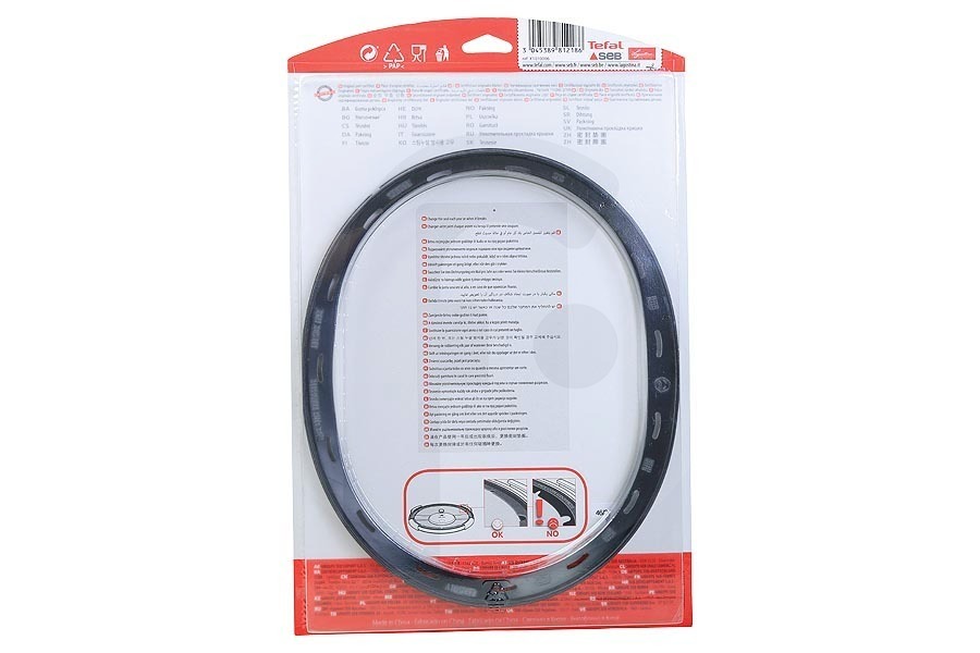 Tefal Pentola a pressione Guarnizione in gomma (anello di tenuta) ø 245 mm per Tefal e altri pentola a pressione X1010006