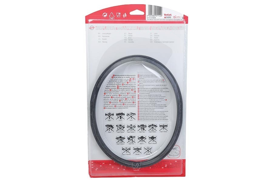 Tefal Pentola a pressione Guarnizione in gomma (anello di tenuta) ø 22 cm per Tefal e altri pentola a pressione X1010008