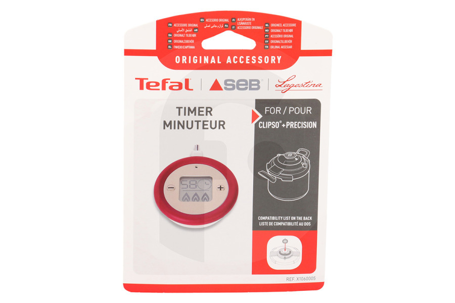 Tefal Pentola a pressione Tefal X1060005 Clipso+ Precision Pentola a Pressione adatto a tra cui Clipso + Precision