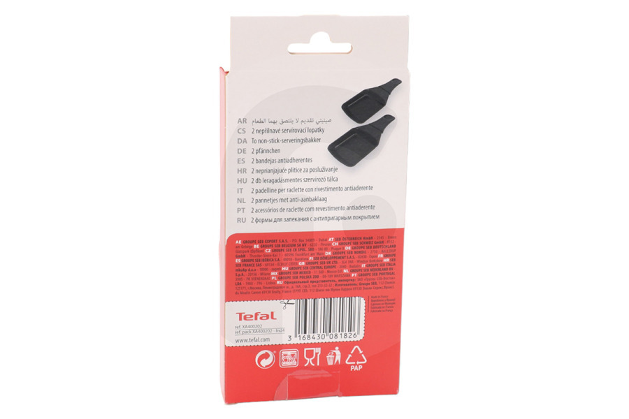 T-fal Set da gourmet Padellina gourmet (padellina) quadrata 2 pezzi per Tefal e altri raclette XA400202