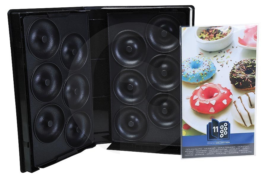 Tefal Parrilla Juego de moldes de buñuelos snack collection XA801112 apto para entre otros SW852, SW853, SW854, SW857