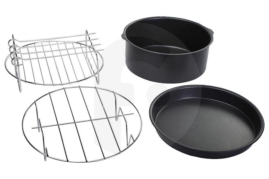 Tefal Freidora Juego de accesorios Easy Fry XL ø 20 cm para Tefal y otros freidora sin aceite (freidora de aire caliente) XA113010, XA-113010