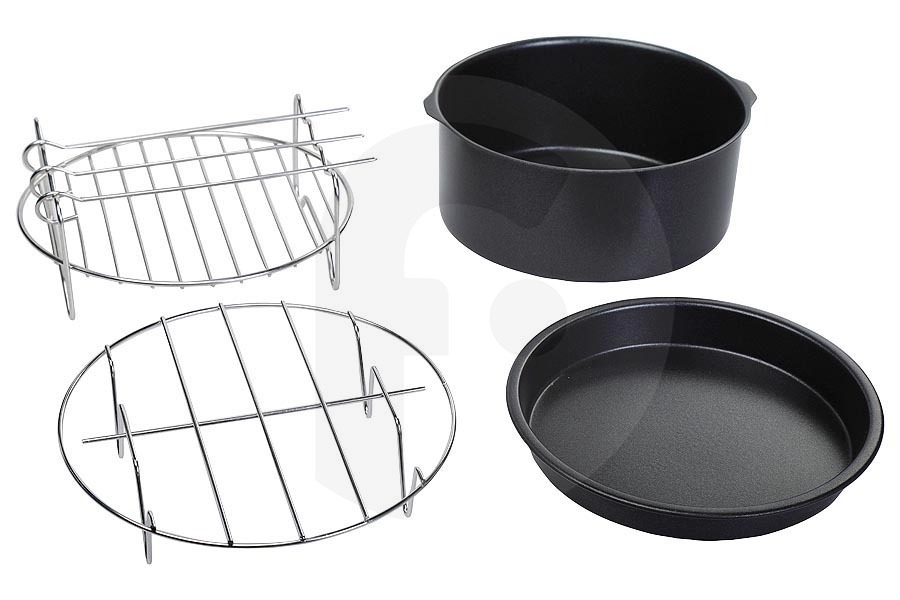 Tefal Freidora Juego de accesorios Easy Fry XL ø 17 cm para Tefal y otros freidora sin aceite (freidora de aire caliente) XA112010, XA-112010