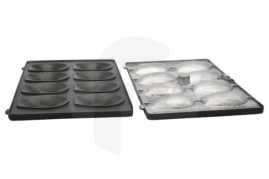 Tefal Dispositivo a griglia Piastre per stampi per mini-torte Collezione Snack per Tefal e altri piastra per waffle XA801512, XA-801512