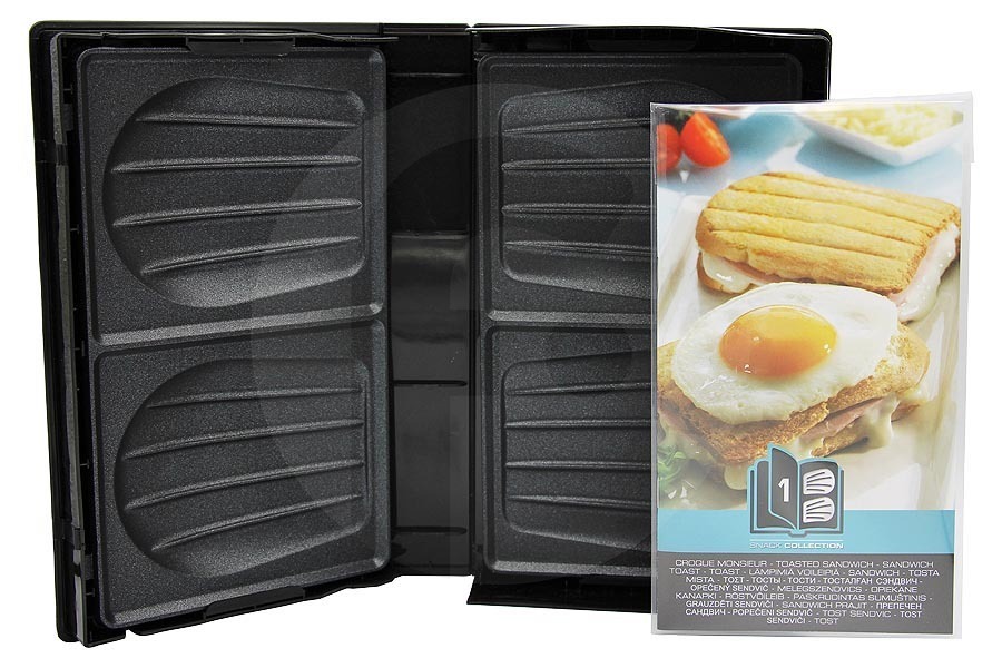 Seb Piastre per toast Snack Collection per piastra per waffle Tefal e altri XA8101F0 adatto a tra cui SW852, SW853, SW854, SW857