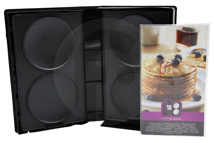 Tefal Placas para mini panqueques Colección Snack para  y otros placa para gofres XA801012, XA-801012 apto para entre otros SW852, SW853, SW854, SW857