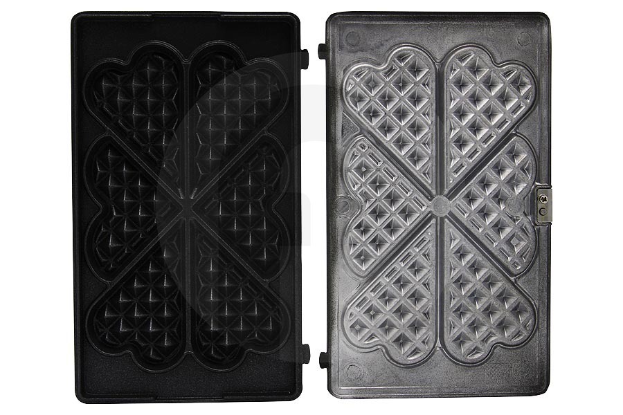 Tefal Dispositivo a griglia Piastre per waffle a forma di cuore Collezione Snack per Tefal e altri piastra per waffle XA800612, XA-800612