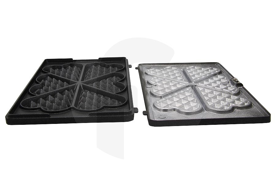 Tefal Dispositivo a griglia Piastre per waffle a forma di cuore Collezione Snack per Tefal e altri piastra per waffle XA800612, XA-800612