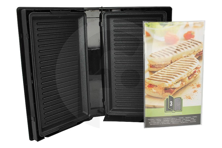 Tefal XA8103F0 Gofrera Placas de grill panini para sandwichera XA800112  apto para entre otros SW852, SW853, SW854, SW857