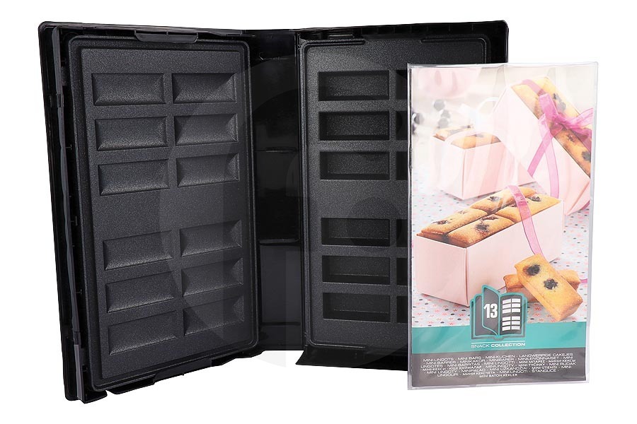 Tefal Sandwichera Set de mini moldes para sandwichera XA801312  apto para entre otros SW852, SW853, SW854, SW857