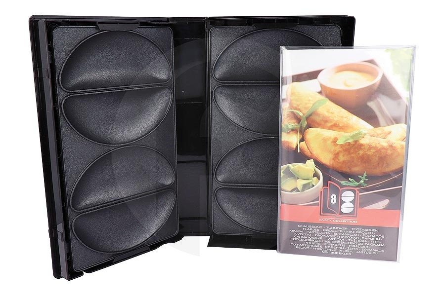 Tefal Placas para empanadas Colección Snack para  y otros placa para gofres XA800812, XA-800812 apto para entre otros SW852, SW853, SW854, SW857