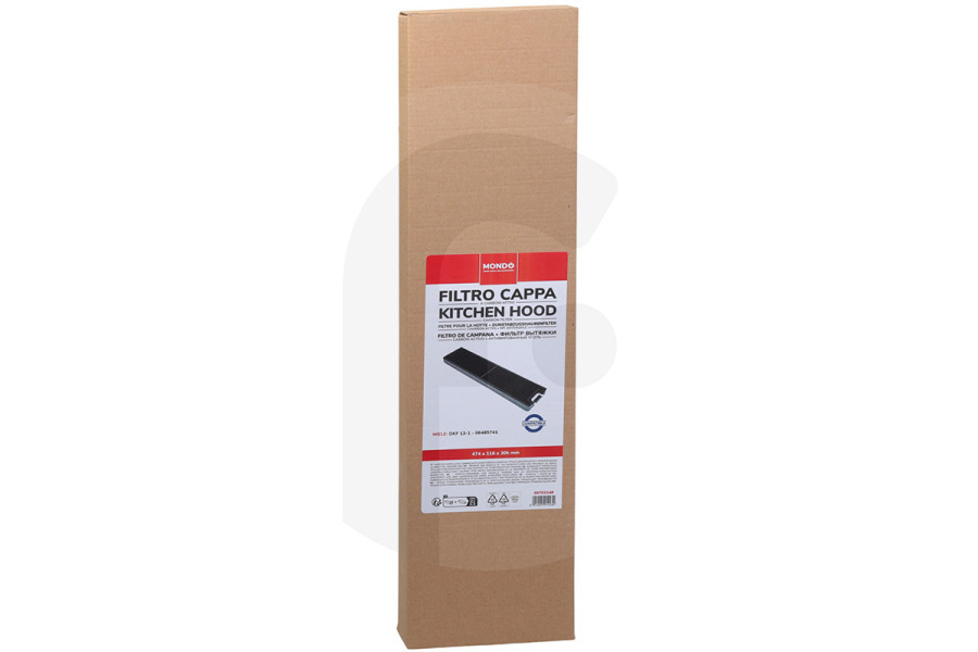 Alternatief Dunstabzugshaube Kohlefilter (Fettfilter) 480x117x30mm für Miele Dunstabzugshaube 6485741, DKF13-1