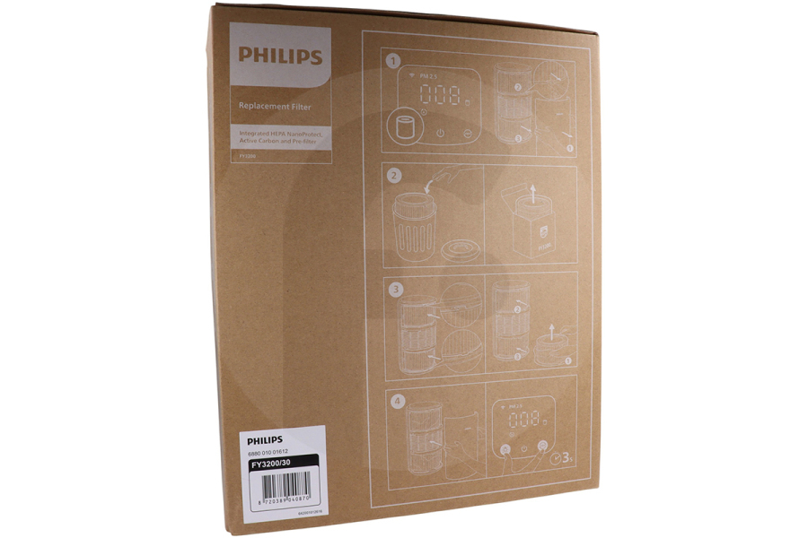 Philips Luftreiniger Philips PureProtect HEPA-Filter für Luftreiniger 3200-Serie FY3200/30