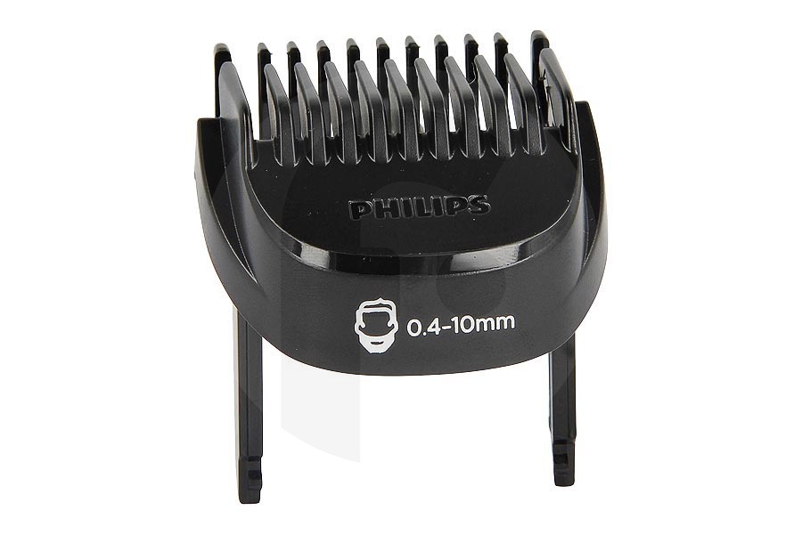 Philips peine para barba ajustable (peine guía) 0,4-10mm recortadora de barba 422203633391, CP1393/01, CP139301 apto para entre otros BT5502, BT5503, BT5515