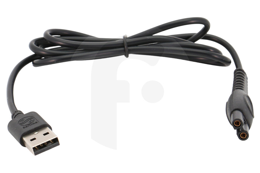 Philips Maquinilla de pelar Philips CP1788/01 Cable de carga USB 300008500071 Cortapelos apto para entre otros QP2724, OneBlade, MG7920, S3242, X9000