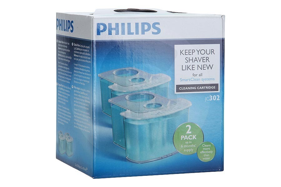 Philips Rasoio elettrico Philips Detergente (SmartClean JC302/50 cartuccia - 2 pezzi) rasoio JC302/50