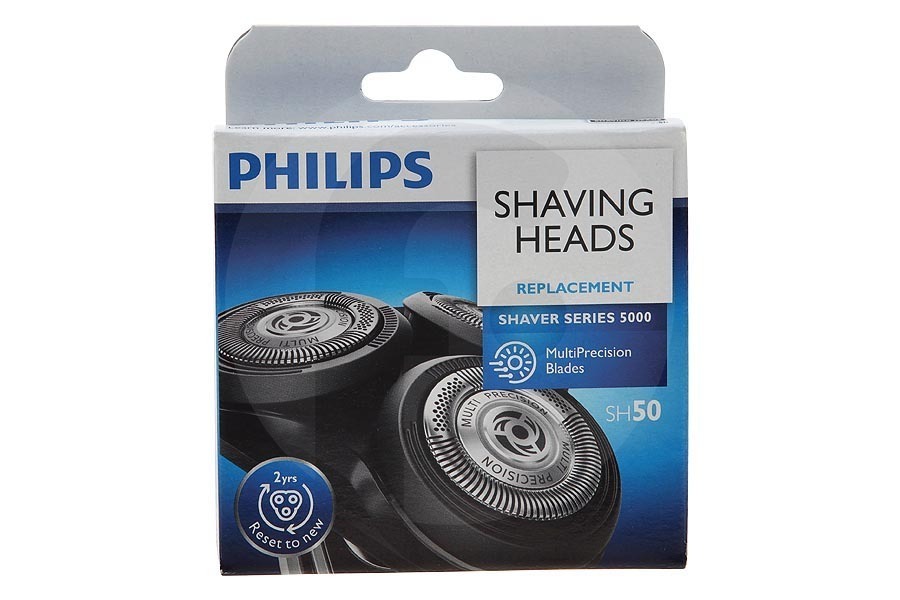 Philips SH50/50 Maquinilla de afeitar Cabezal afeitado (HQ8/50 Sensotec) maquinilla de afeitar HQ8/50 apto para entre otros cabezas de precisión doble, S54 .. Serie S5000