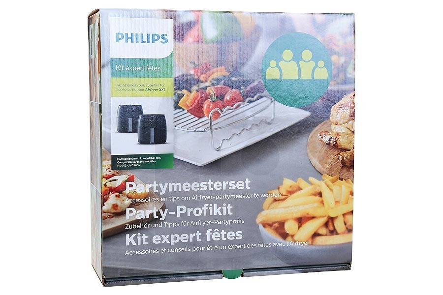 Philips Fritteuse Philips Party-Kit (Partyzubehörset) für Airfryer HD9950/00