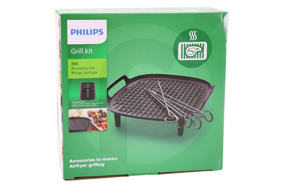 Philips Freidora sin aceite Philips kit grill master XXL freidora de aire (freidora de aire caliente) HD9959/00, HD995900