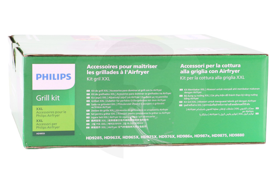 Philips Freidora sin aceite Philips kit grill master XXL freidora de aire (freidora de aire caliente) HD9959/00, HD995900