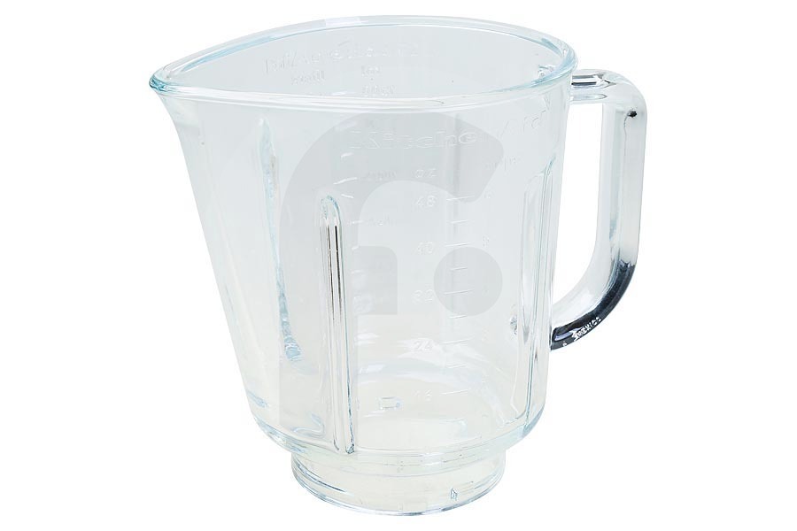 KitchenAid Robot da cucina KitchenAid brocca di vetro del frullatore (bicchiere per mescolare, vaso, miscelatore)  robot da cucina 482000007504 adatto a tra cui 5KSB5553, 5KSB555, KSB565, KSB585, KSB655, KSB755