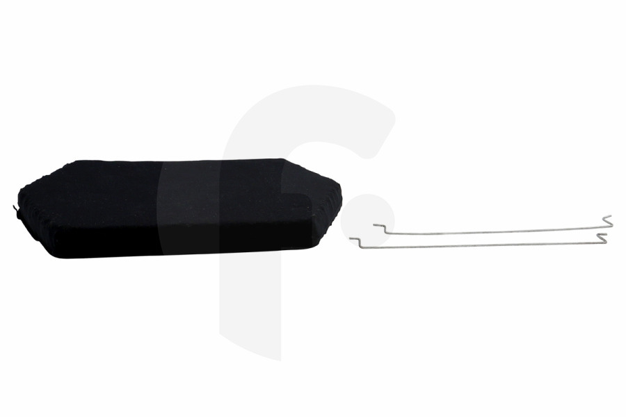Whirlpool Cappa aspirante Filtro a carbone rettangolare incl. staffe di fissaggio per Whirlpool e altri cappa aspirante 480122101068