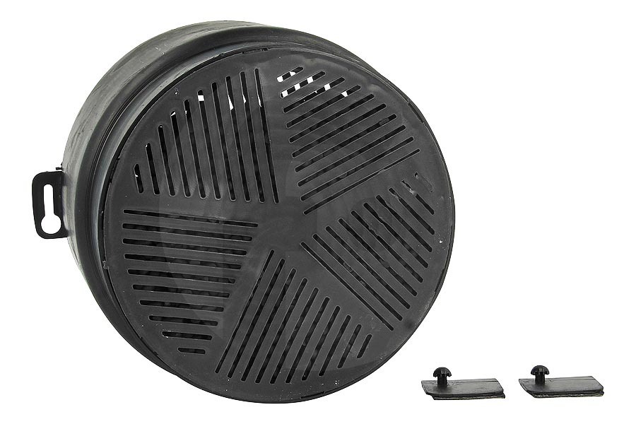 Universeel Unidad filtro de carbón universal (filtro de carbón activado) redondo campana extractora 484000008520 apto para entre otros todas las campanas extractoras