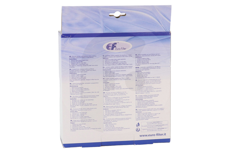 KitchenAid Campana extractora Filtro Eurofilter 482000009736 Campana extractora