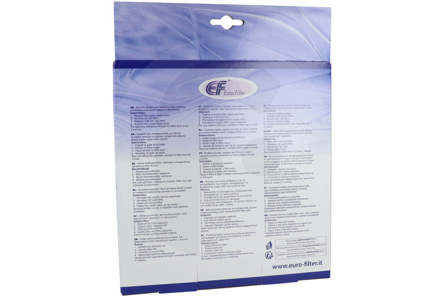 Alternatief Cappa aspirante Filtro a carbone attivo rotondo set da 2 tipo57 per Ariston e altri cappa aspirante 484000008824