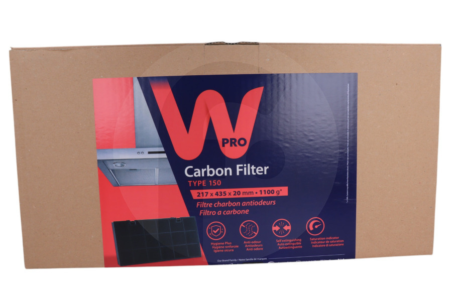 WPRO Dunstabzugshaube WPRO Aktivkohlefilter für Dunstabzugshauben 484000008580, CHF150/1
