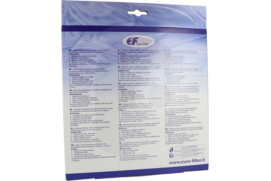 Alternatief Campana extractora Filtro de carbón Tipo 48 circular ⌀ 236mm x 30mm Campana extractora 484000008783