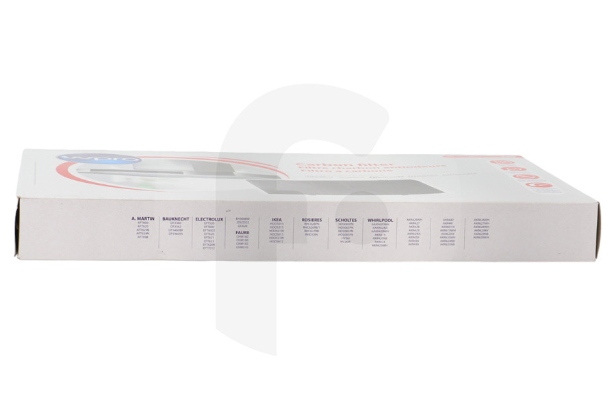 Whirlpool Dunstabzugshaube WPRO Filter (Kohlenstoff 485 x 265 x 48 mm) für Dunstabzugshaube 484000008578, CHF190