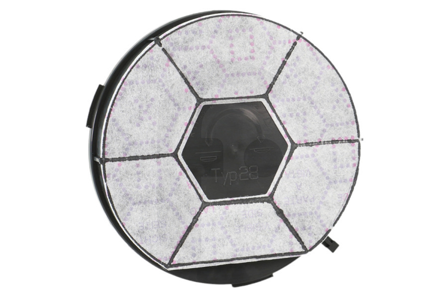 WPRO Cappa aspirante WPRO Filtro a carbone Tipo 28/Dkf606 (Ø240 X 32 mm) cappa aspirante 484000008576, CHF28
